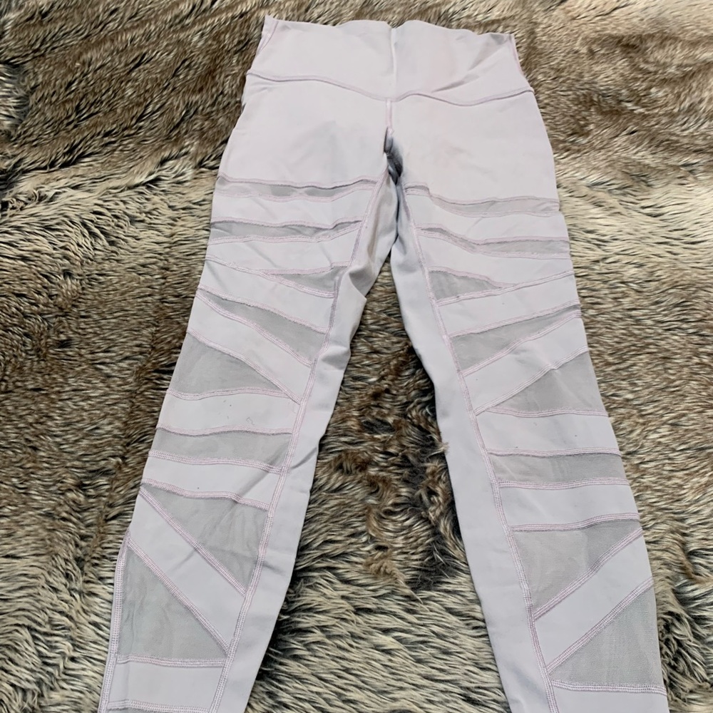 Lululemon Wunder Under Pant (High-Rise) *Tech Mesh 28" Dark Chrome Size 8